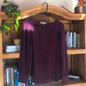 Classy burgundy blouse